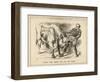 William Gladstone Taking the (Irish) Bull by the Horns-John Tenniel-Framed Art Print