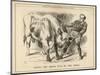 William Gladstone Taking the (Irish) Bull by the Horns-John Tenniel-Mounted Art Print