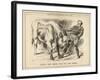 William Gladstone Taking the (Irish) Bull by the Horns-John Tenniel-Framed Art Print
