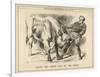 William Gladstone Taking the (Irish) Bull by the Horns-John Tenniel-Framed Art Print