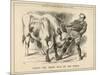 William Gladstone Taking the (Irish) Bull by the Horns-John Tenniel-Mounted Art Print