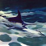 "Swordfish," Saturday Evening Post Cover, February 28, 1942-William Goadby Lawrence-Giclee Print