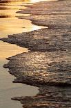 A Woman on a Stand-Up Paddleboard Heads Towards Main Beach, Noosa, at Sunset-William Gray-Photographic Print