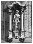 The Statue of Edward VI, from the Front of the Guildhall Chapel, City of London, 1886-William Griggs-Stretched Canvas