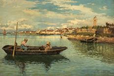 The Harbour, St.Ives, Cornwall, 1885-William H. Bartlett-Framed Stretched Canvas