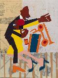 Street Musicians-William H Johnson-Laminated Art Print