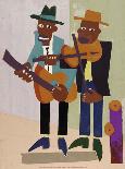 Street Musicians-William H Johnson-Laminated Art Print