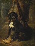 A Gun Dog with a Woodcock-William Hammer-Laminated Giclee Print