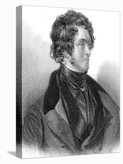 William Harrison Ainsworth (1805-188), English Historical Novelist-Daniel Maclise-Stretched Canvas