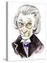 William Hartnell as Doctor Who in BBC television series of same name-Neale Osborne-Stretched Canvas