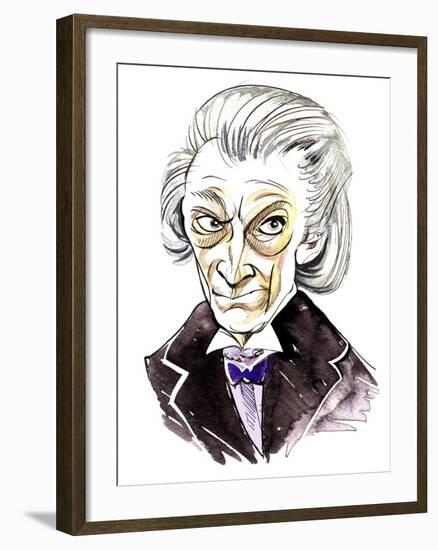 William Hartnell as Doctor Who in BBC television series of same name-Neale Osborne-Framed Giclee Print