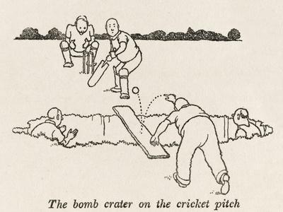 Bomb Crater, Cricket Pitch