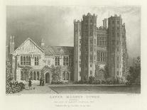 Layer Marney Tower, Essex, the Seat of Mathews Corsellis, Esquire-William Henry Bartlett-Giclee Print