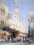 The Sharia El Gohargiyeh, Cairo, 19th Century-William Henry Bartlett-Giclee Print