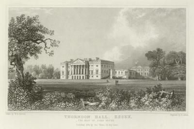 Thorndon Hall, Essex, the Seat of Lord Petre