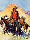 "Woman on Horse in Mountains,"October 6, 1928-William Henry Dethlef Koerner-Giclee Print