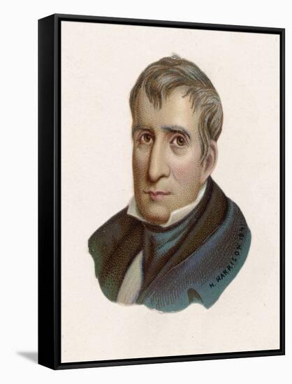 William Henry Harrison President of the United States for One Month: The First to Die in Office-null-Framed Stretched Canvas