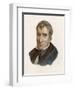 William Henry Harrison President of the United States for One Month: The First to Die in Office-null-Framed Art Print
