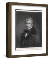 William Henry Harrison President of the United States Who Died in Office after Only One Month-R.w. Dodson-Framed Photographic Print