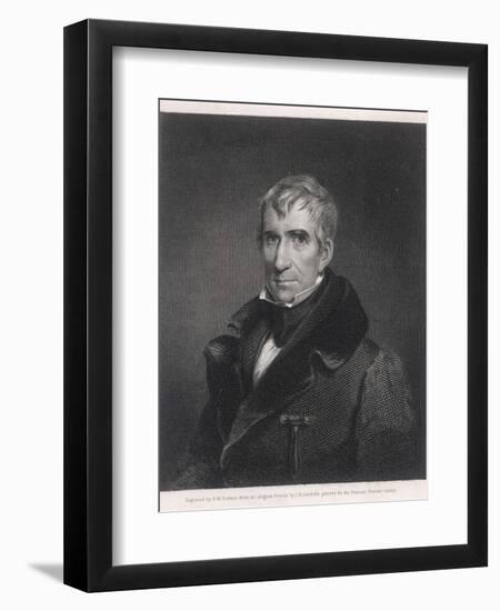 William Henry Harrison President of the United States Who Died in Office after Only One Month-R.w. Dodson-Framed Photographic Print