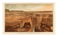 Grand Canyon: Panorama from Point Sublime (Part I. Looking East), c.1882-William Henry Holmes-Art Print
