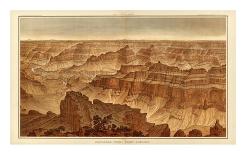 Grand Canyon: Views from Mt. Trumbull and Mt. Emma, c.1882-William Henry Holmes-Framed Art Print