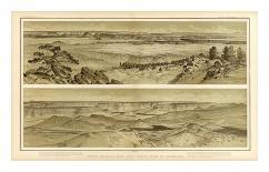 Grand Canyon: Views from Mt. Trumbull and Mt. Emma, c.1882-William Henry Holmes-Stretched Canvas