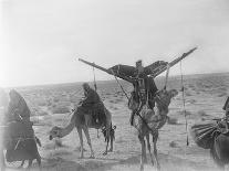 Ajman Bedouin on the Move (With Women's Litter, Hawdaj) Near Thaj, Saudi Arabia, 13th March 1911-William Henry Irvine Shakespear-Stretched Canvas