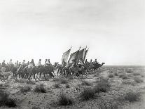 Ajman Bedouin on the Move (With Women's Litter, Hawdaj) Near Thaj, Saudi Arabia, 13th March 1911-William Henry Irvine Shakespear-Laminated Photographic Print