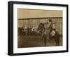 William Henry Jackson "In The Corral. The Lariat"-null-Framed Art Print