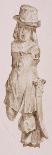 Carved Figure in Oak, 1834-William Henry Kearney-Stretched Canvas