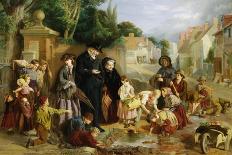 The Village School, 1857-William Henry Knight-Giclee Print