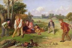 The Village Team, 1856-William Henry Knight-Giclee Print