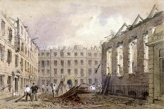 The Demolition of Lyon's Inn, Westminster, London, 1862-William Henry Prior-Framed Giclee Print