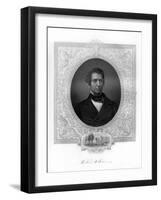 William Henry Seward, Us Secretary of State under Lincoln and Johnson, 1862-1867-Brady-Framed Giclee Print