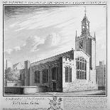 St Andrew Undershaft, City of London, 1736-William Henry Toms-Giclee Print