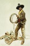 Mexican Cowboy-William Herbert 'Buck' Dunton-Framed Stretched Canvas