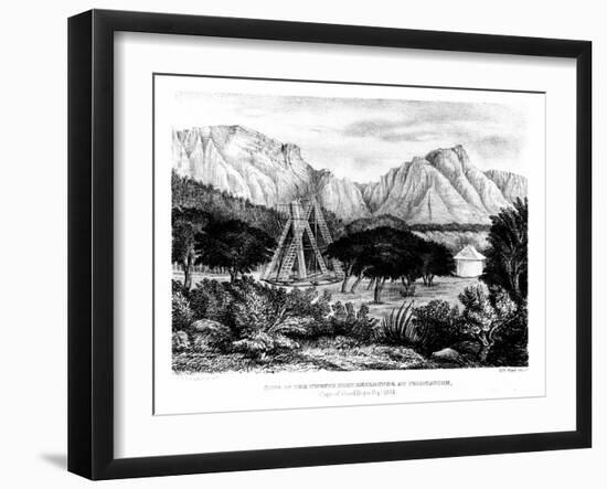 William Herschel's 20Ft Telescope Erected at Feldhausen, Cape of Good Hope, 1834-1838-G H Ford-Framed Giclee Print