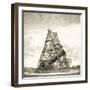 William Herschel's Forty-Foot Telescope-null-Framed Giclee Print