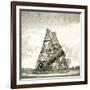 William Herschel's Forty-Foot Telescope-null-Framed Giclee Print