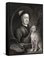 William Hogarth - self-William Hogarth-Framed Stretched Canvas