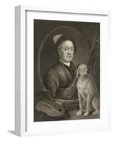 William Hogarth Self-William Hogarth-Framed Giclee Print