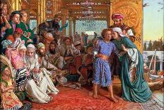 A Converted British Family Sheltering a Christian Missionary from the Persecution of the Druids-William Holman Hunt-Giclee Print