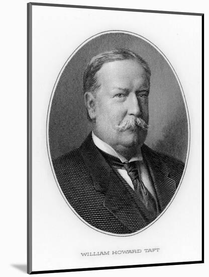 William Howard Taft 27th Us President-null-Mounted Art Print