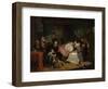 William I nursed by his Wife Charlotte de Bourbon after the Attempt on his Life by Jaurequi in 1582-Nicholas Pieneman-Framed Giclee Print