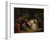 William I nursed by his Wife Charlotte de Bourbon after the Attempt on his Life by Jaurequi in 1582-Nicholas Pieneman-Framed Giclee Print