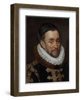 William I, Prince of Oranje-Adriaen Thomasz Key-Framed Art Print