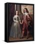 William II, Prince of Orange, and His Bride, Mary Henrietta Stuart, First Third of 17th C-Sir Anthony Van Dyck-Framed Stretched Canvas