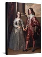 William II, Prince of Orange, and His Bride, Mary Henrietta Stuart, First Third of 17th C-Sir Anthony Van Dyck-Stretched Canvas