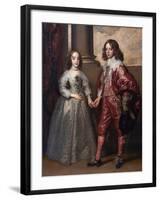 William II, Prince of Orange, and His Bride, Mary Henrietta Stuart, First Third of 17th C-Sir Anthony Van Dyck-Framed Giclee Print